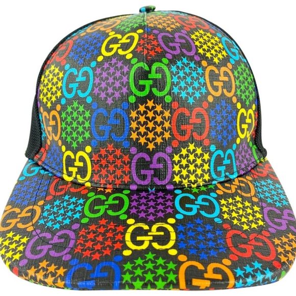 Gucci New Psychedelic GG Baseball Cap Hat with - Picture 1 of 12